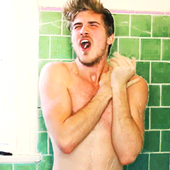 shirtless sunday slurpee youtube personalities marcus butler and joey graceffa in the shower