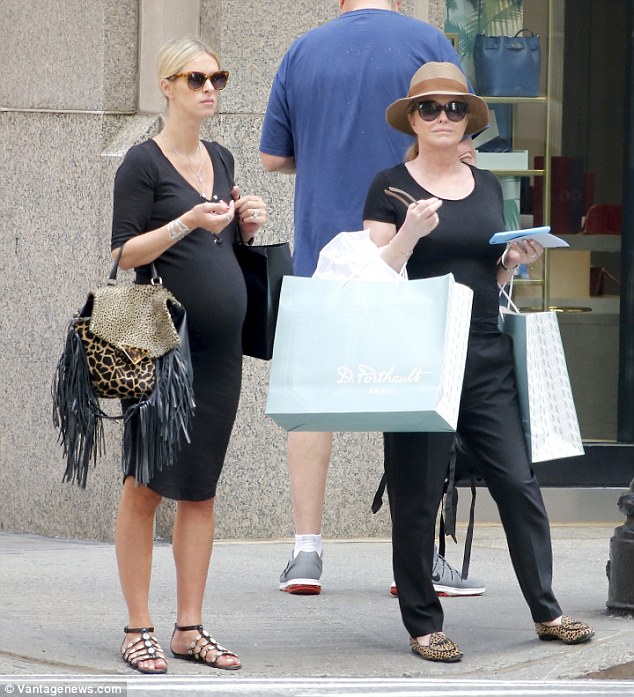shopping the year old heiress stepped out for some mother daughter