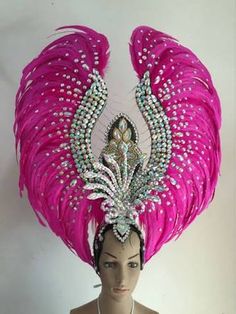 showgirl drag queen beauty pageant crystal headdress daneena