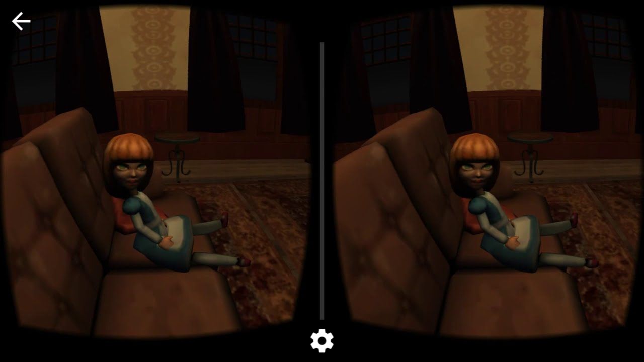 sisters scary horror google cardboard gameplay virtual reality video 1