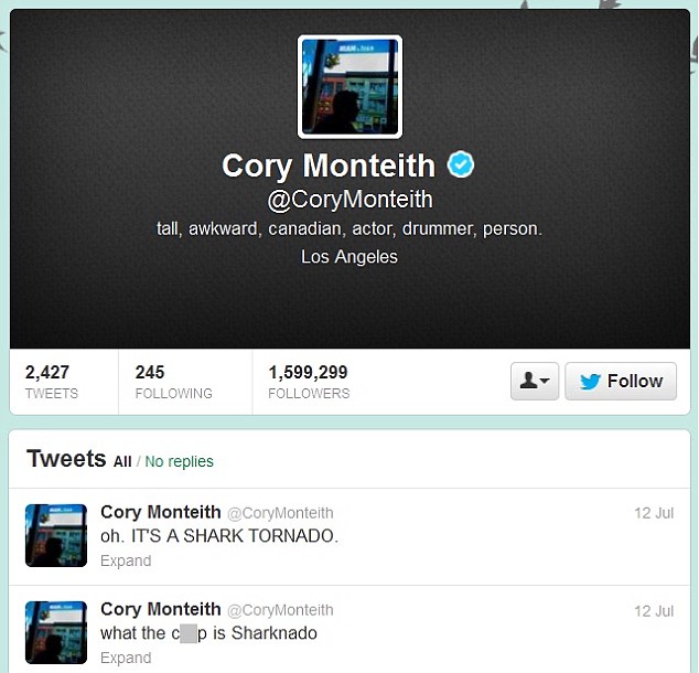 social networker cory last took to his twitter page on friday joking about