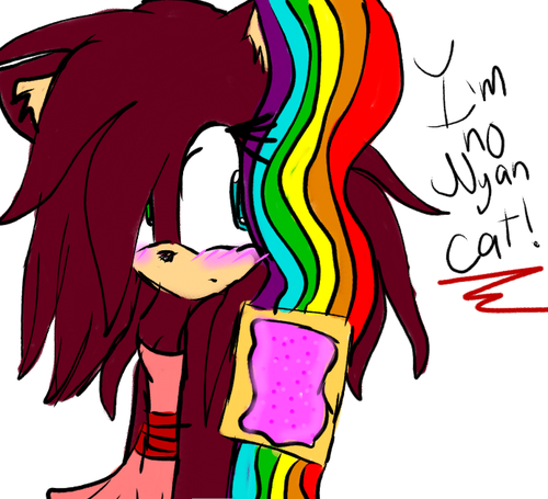 sonic fan characters wallpaper possibly with anime titled im no nyan cat