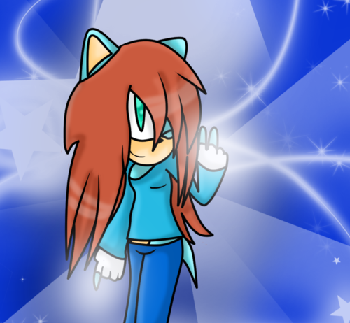 sonic fan characters wallpaper with anime entitled kris the hedgehog