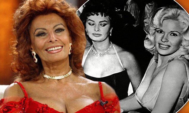 sophia loren finally explains that famous photo with jayne mansfield taken in daily mail online
