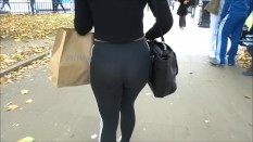 spandex tight ass walking in public 1