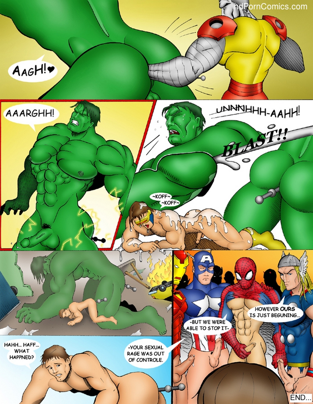 spidey hulk sex comic porn comics