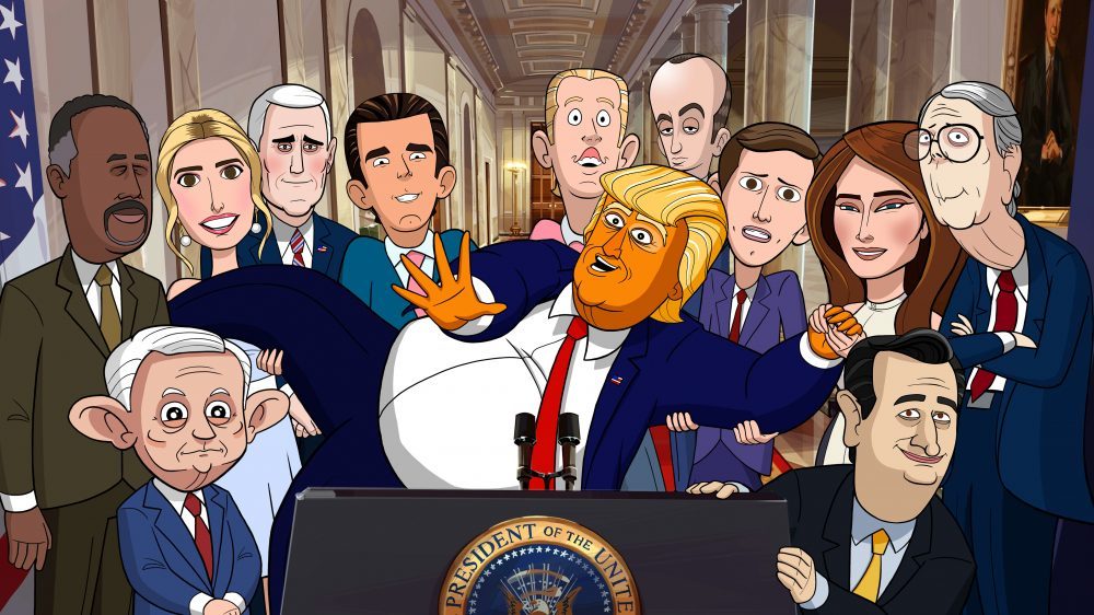 stephen colbert on how our cartoon president differs from late show variety