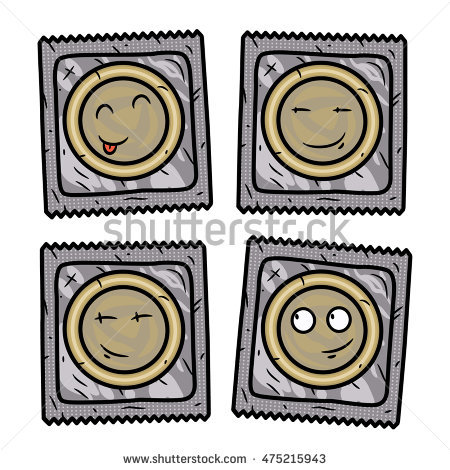 stock vector set of condom cartoon condom set vector cartoon comic characters