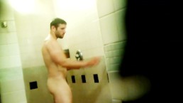 straight hunk shower hide cam at gym