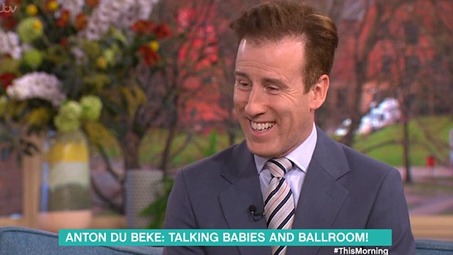 strictly come dancings anton du beke welcomes twin boys daily mail online