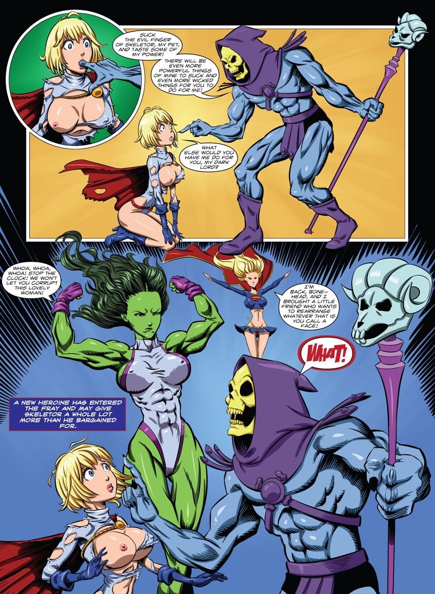 supergirl and power girl pervtopia porn comix