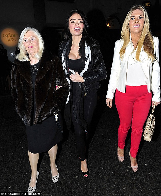 support chloe sims and frankie essex were joined their nanny linda