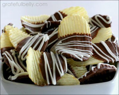 sweet salty chocolate chips ruffles potato chips chocolate candy coating white chocolate