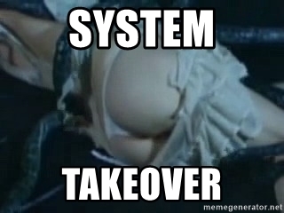 system takeover alien species porn cum meme generator