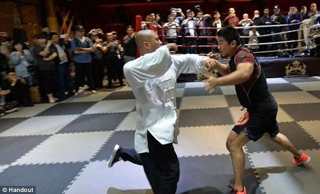 tai chi master is knocked out in seconds mma fighter daily