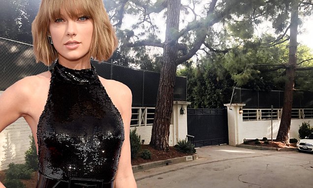 taylor swift to raise wall height at hollywood mansion daily mail online