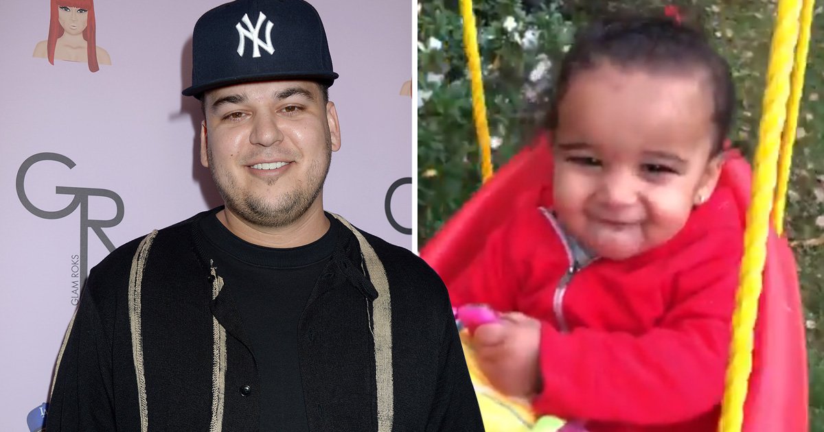 teenagers having sex pictures rob kardashian makes rare appearance online with adorable video of daughter dream