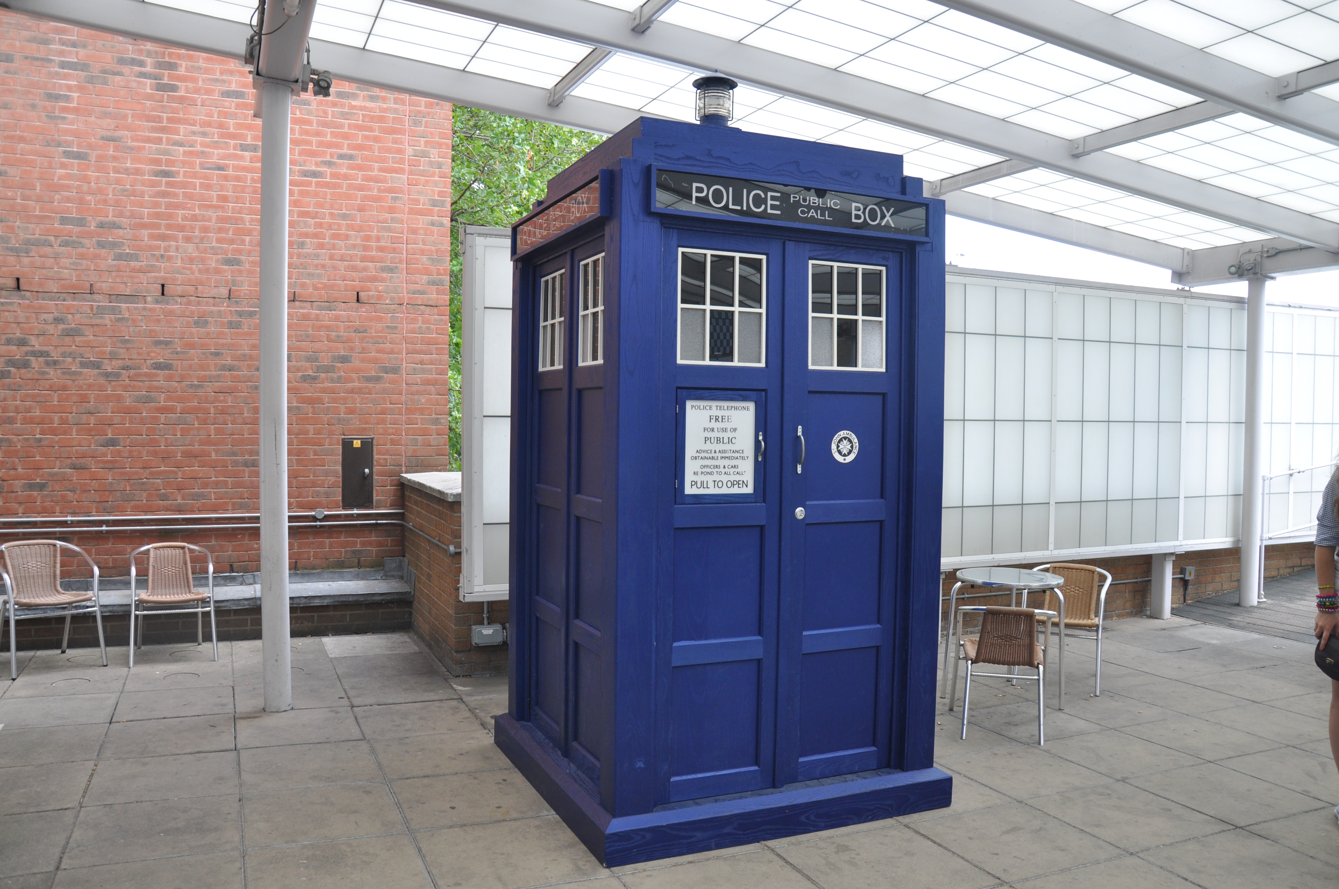 the current tardis prop used since