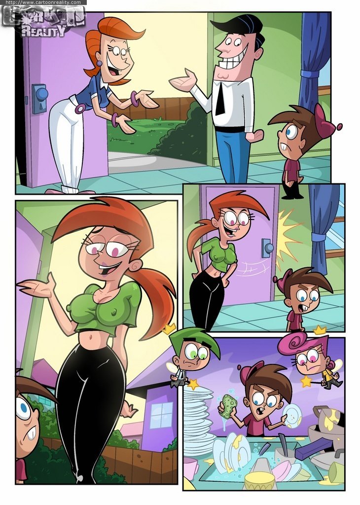 the fairly oddparents watch how crazy vicky becomes when she watches timmy turners growned