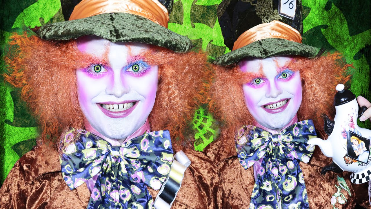 the mad hatter alice in wonderland through the looking glass makeup tutorial youtube