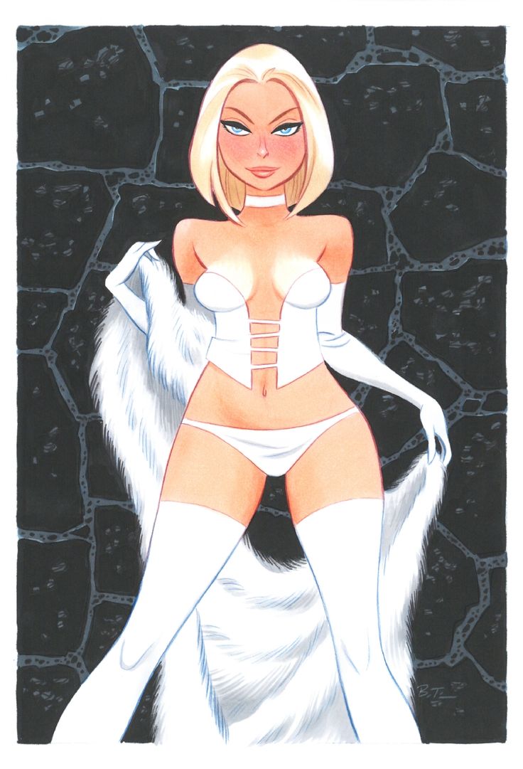 the marvel age of comics cooketimm emma frost bruce timm
