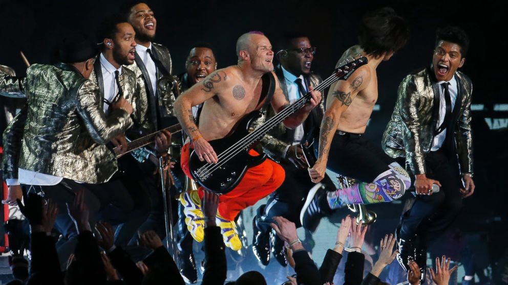 the most controversial thing about the bruno mars and red hot chili peppers super bowl halftime show