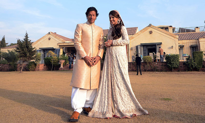 the pti chairman and television journalist reham khan had tied the knot in a simple nikkah
