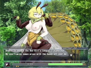 the request button bee girl monster girl quest