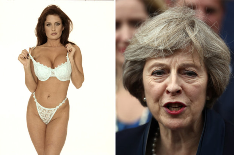 theresa may of england new prime minister theresa may mistook for porn star with