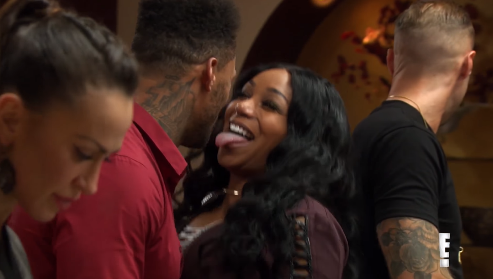 tiffany pollard and david mcintosh sleep together on the first night of a new dating show