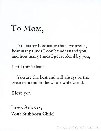 to mom no matter how many times we argue how many times mother quotes from daughterhappy birthday