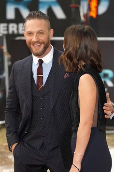 tom hardy and charlotte riley arrive at the dunkirk world premiere at odeon leicester square on july in london england