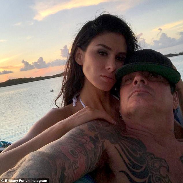 tommy lee and girlfriend brittany furlan shared one steamy vacation last week first sharing