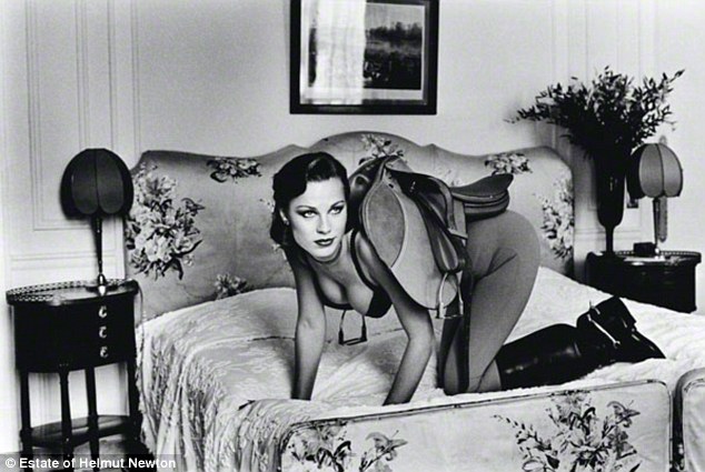 tongue in cheek the late fashion photographer helmut newton said it was his