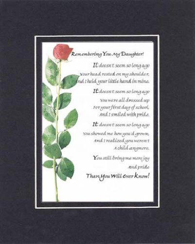 touching and heartfelt poem for daughters remembering you daughter poem