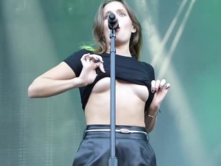 tove lo boobs flash normal speed and slow motion 1