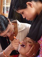 training rural women in oral health promotion activities in nepal