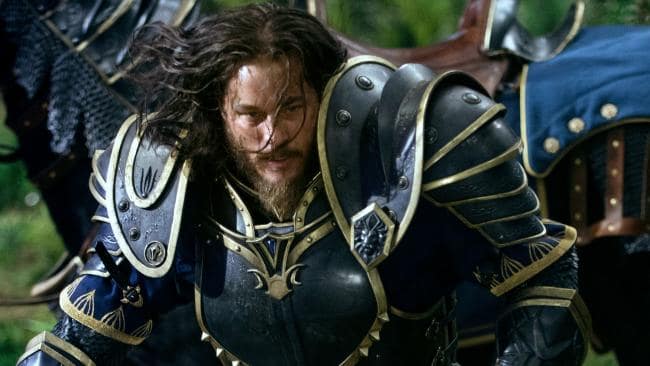 travis fimmel in a scene from the upcoming warcraft movie picture universal pictures