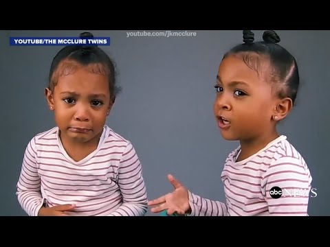 twin gets upset when she discovers sister is minute older youtube