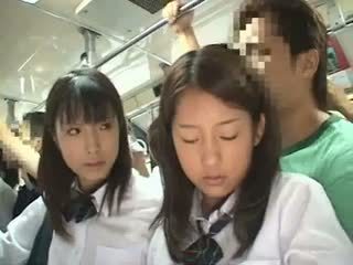 two schoolgirls groped in a bus 1