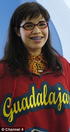 ugly betty finally gets her braces off america ferrera flashes 1