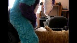 video preview ripner in fursuit strap on fucked fluffybunny