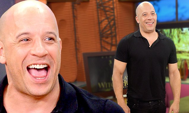 vin diese covers up in a black polo shirt for despierta america appearance daily mail online 1