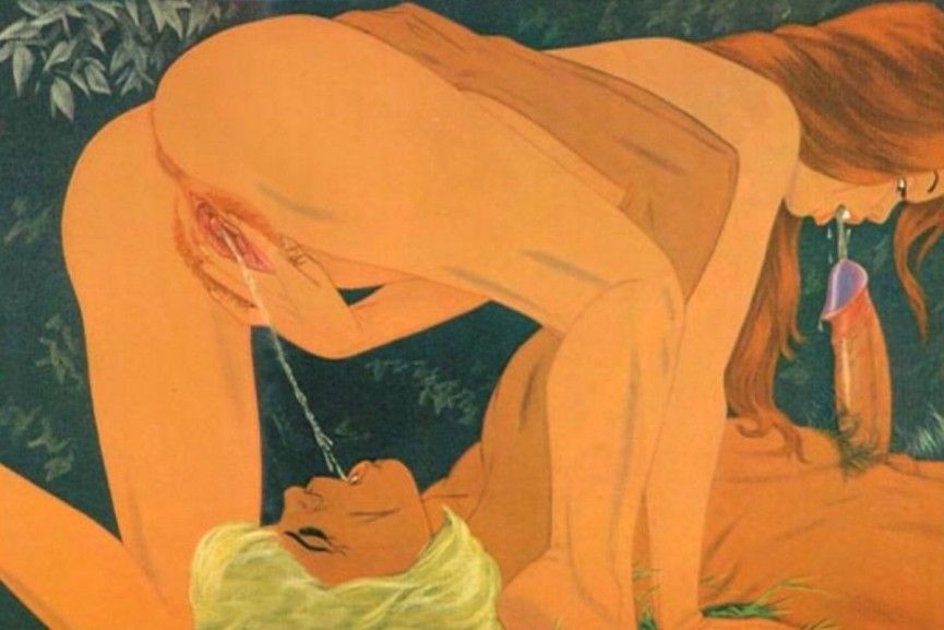Vintage illustrations erotic