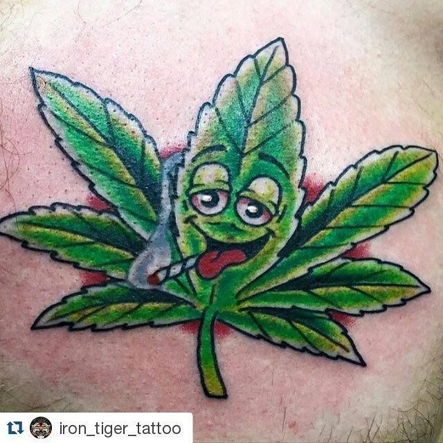 weed tattoo marijuana tattoo tattoos tiger tattoo art tattoo ideas portrait iron smoking weed