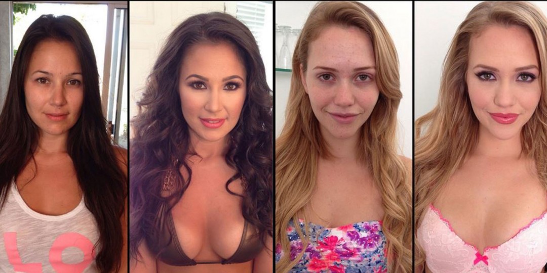 what do porn stars look like without makeup askmen