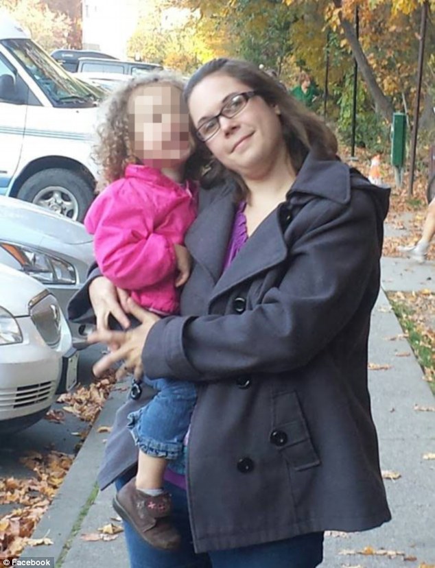 what she claimed metz pictured here possibly with her older daughter told police
