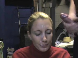 wife lost a bet and takes a humiliating facial
