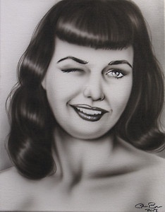 wink a smile from bettie page original ebay auction ends march