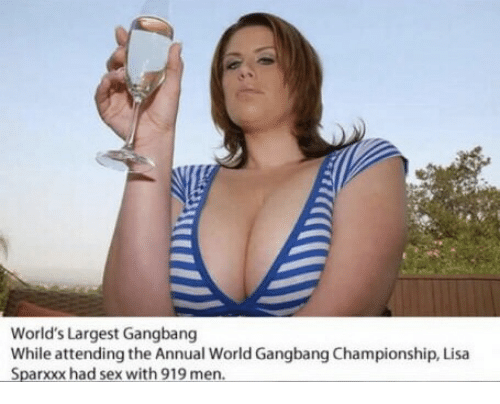 worlds largest gangbang while attending the annual world gangbang championship